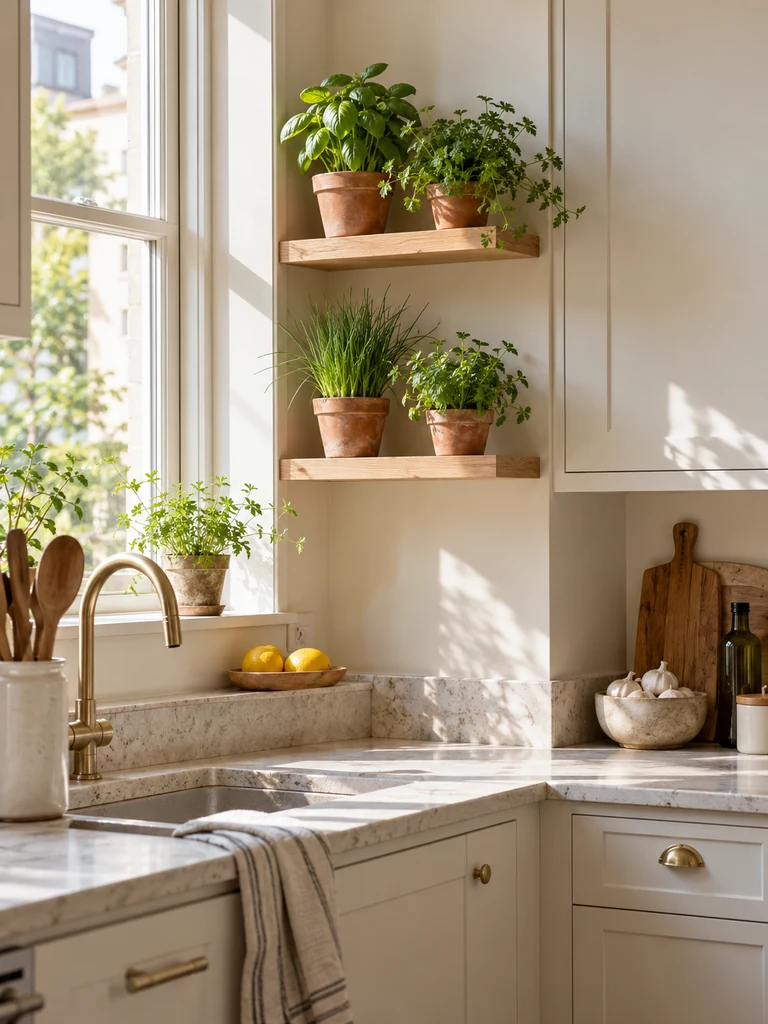 Window Herb Shelf