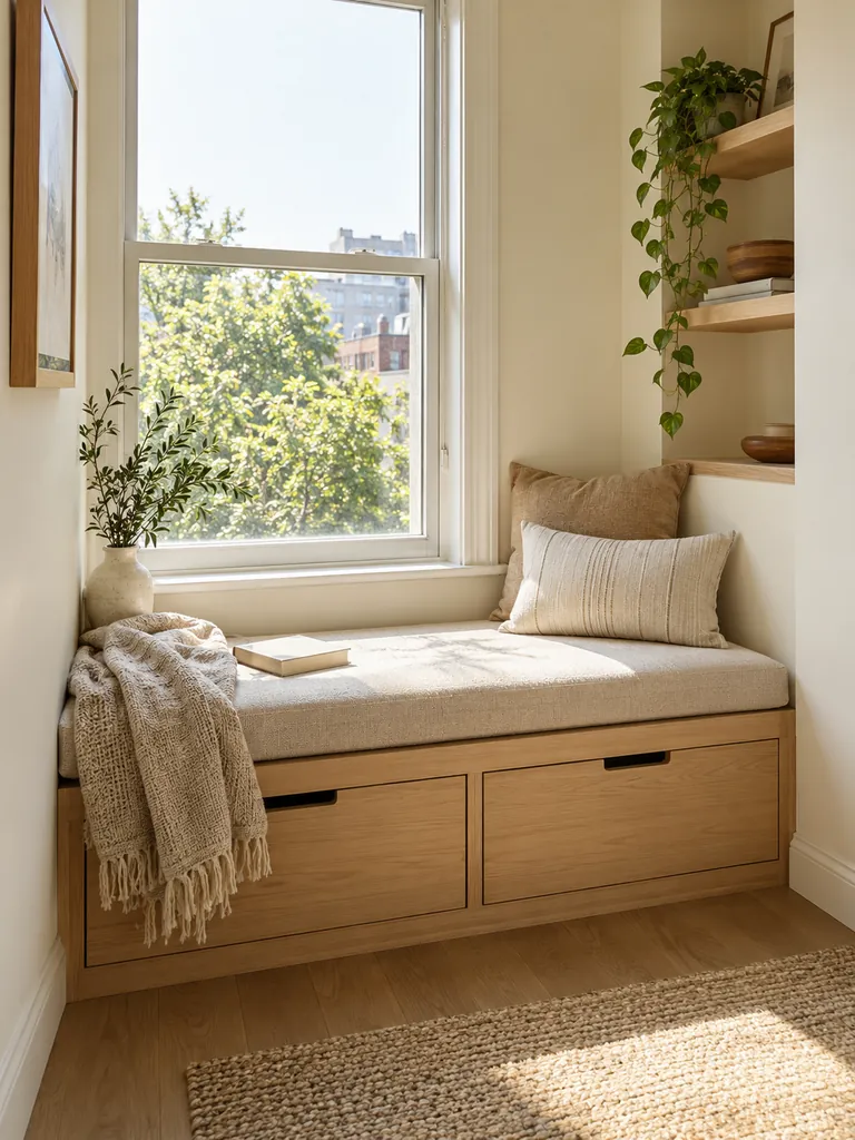 Window-Side Storage Bench