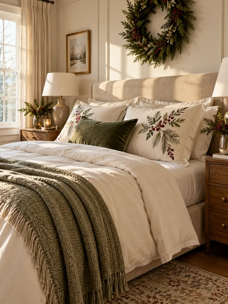 Winter Botanical Pillowcases